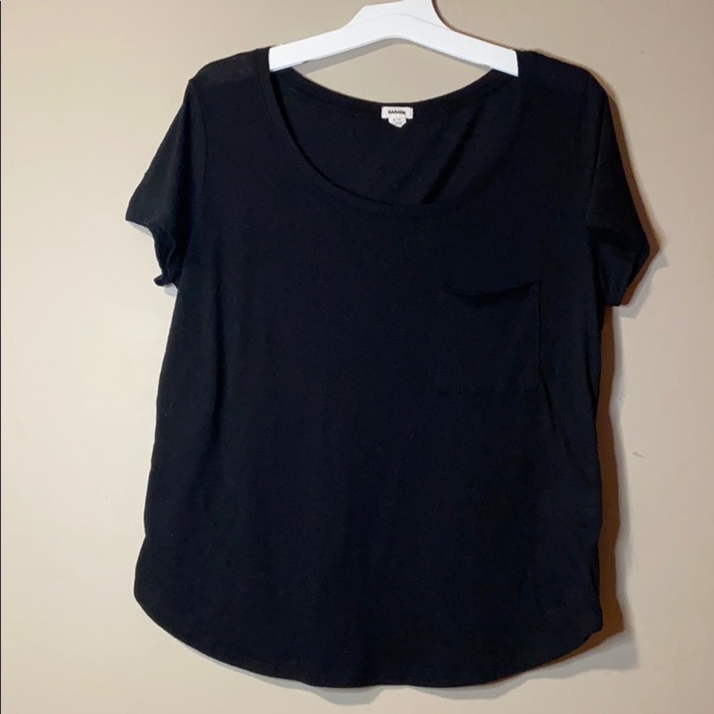 Garage Black Short Sleeve Shirt